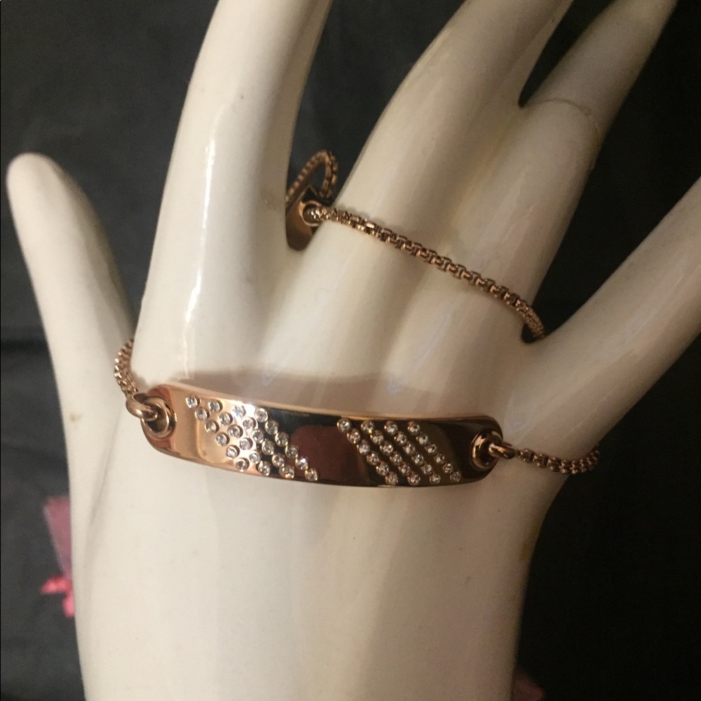 Michael Kors -micro muse rose-gold tone bracelet